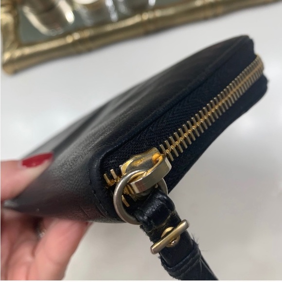 Authentic Vintage Miu Miu (Prada) Napa Leather Clutch Zip Around Wallet - Picture 12 of 16